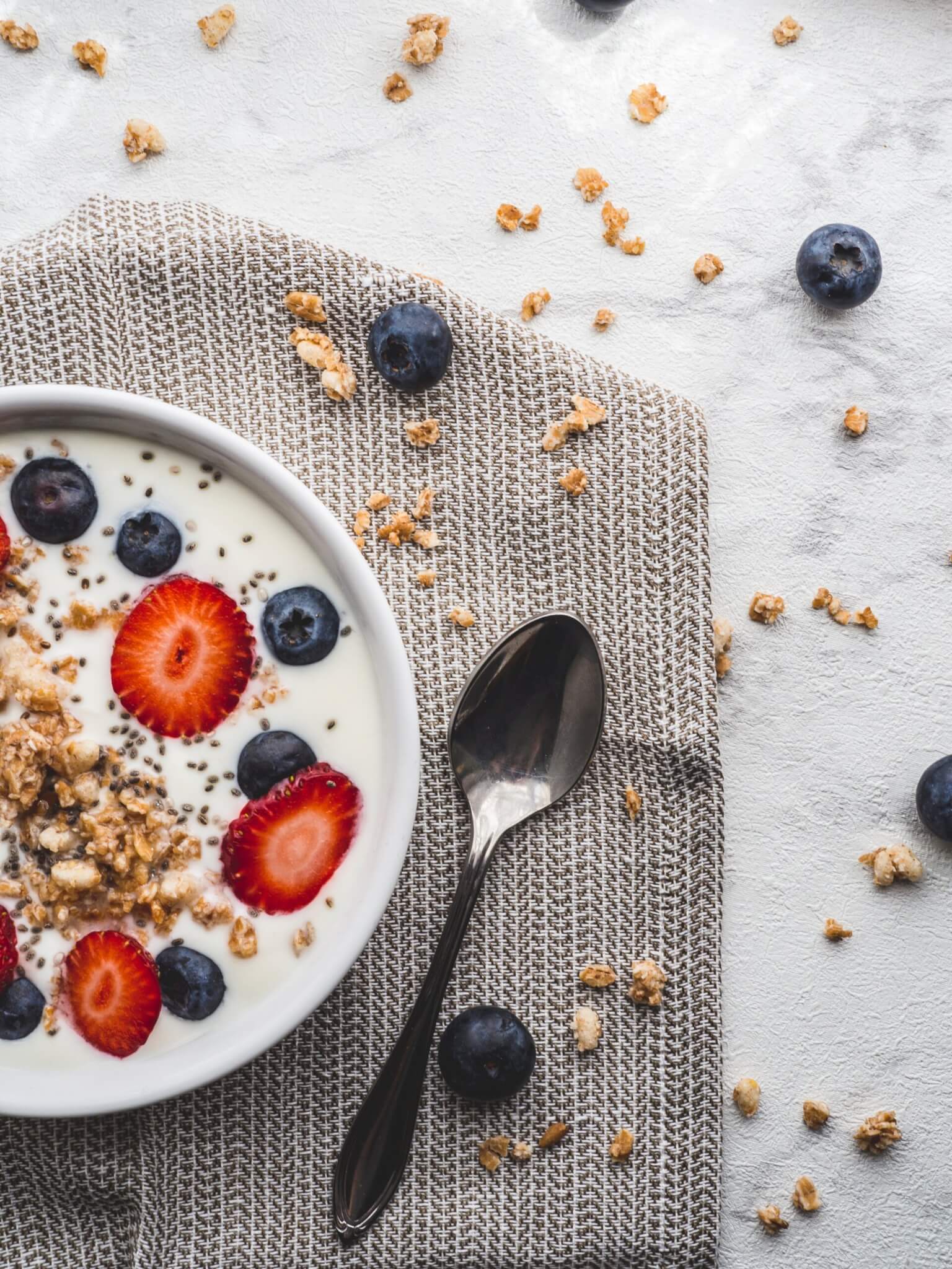 Materias primas alimenticias comunes – yogures